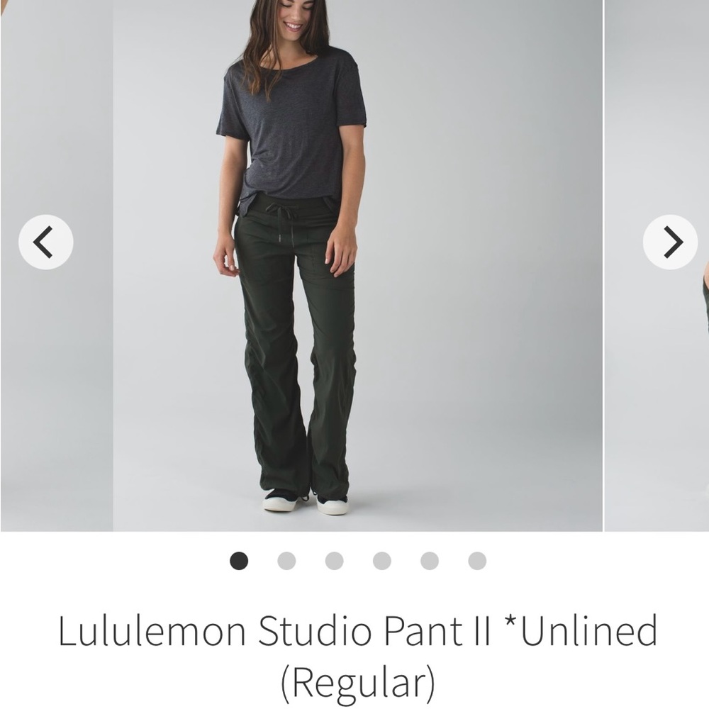 ISO Lululemon Dance Studio Pants Gator green!